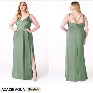 Azazie Dress (Matcha)